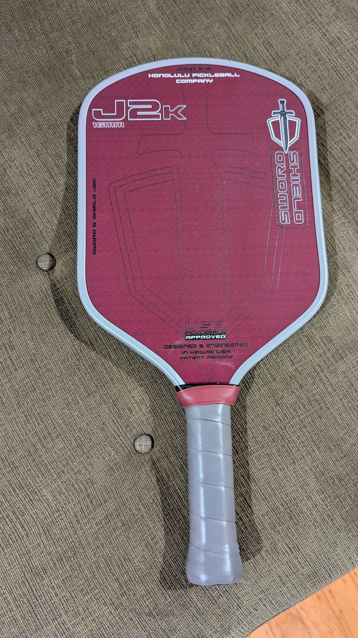 Honolulu Pickleball J2K 16mm