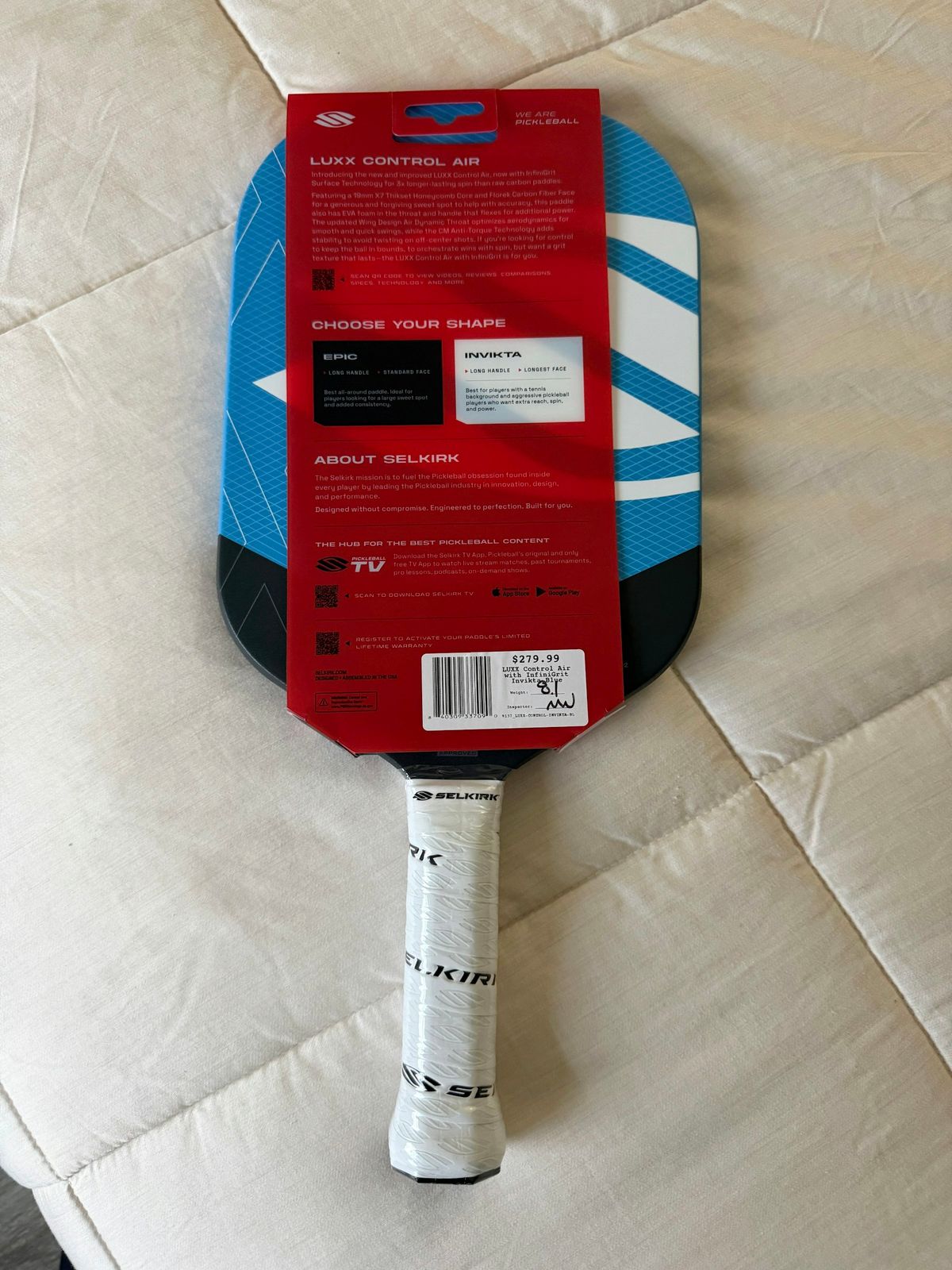 Selkirk LUXX Control Air - Invikta Jack Sock